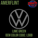 Tamco Paint Volkswagen Lime Green Code L98B  OEM Amerflint II Series Single Stage