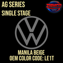 Tamco Paint Volkswagen Manila Beige Code LE1T OEM AG Series Single Stage