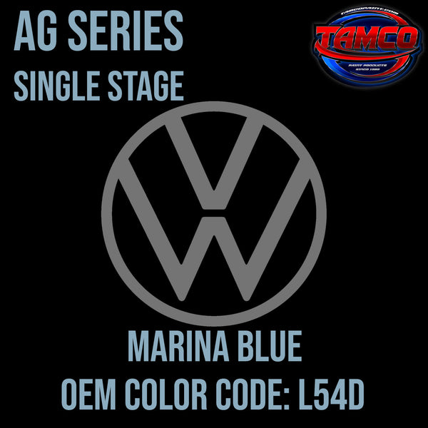 Tamco Paint Volkswagen Marina Blue Code L54D OEM AG Series Single Stage