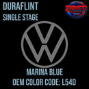 Tamco Paint Volkswagen Marina Blue Code L54D OEM DuraFlint Single Stage