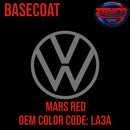 Tamco Paint Volkswagen Mars Red Code LA3A OEM Basecoat