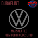 Tamco Paint Volkswagen Marsala Red Code LH3D Duraflint Series Sinlge Stage