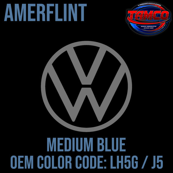 Tamco Paint Volkswagen Medium Blue Code LH5G / J5 OEM Amerflint II Series Single Stage