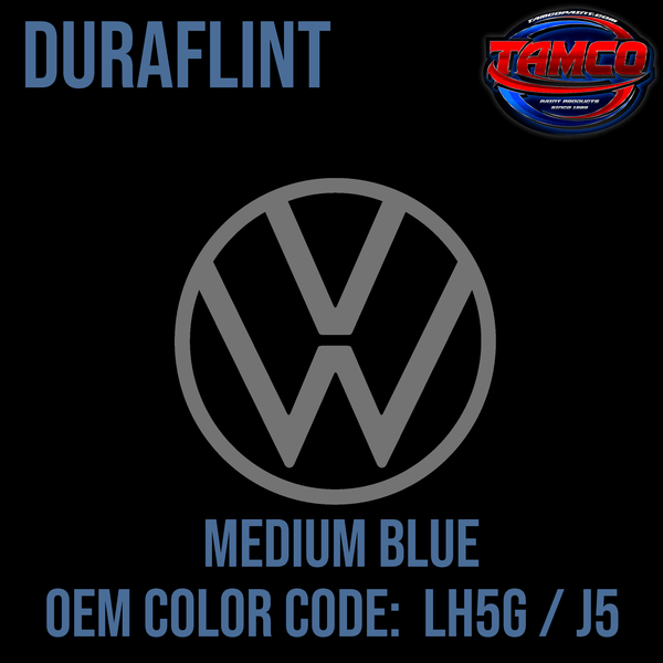 Tamco Paint Volkswagen Medium Blue  Code LH5G / J5  OEM DuraFlint Series Single Stage