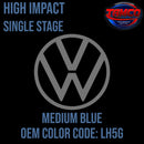 Tamco Paint Volkswagen Medium Blue Code LH5G OEM High Impact Single Stage