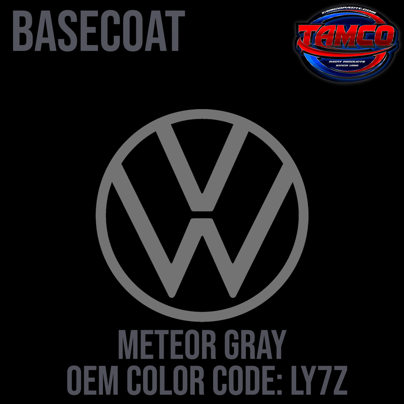Tamco Paint Volkswagen Meteor Gray Code LY7Z OEM Basecoat