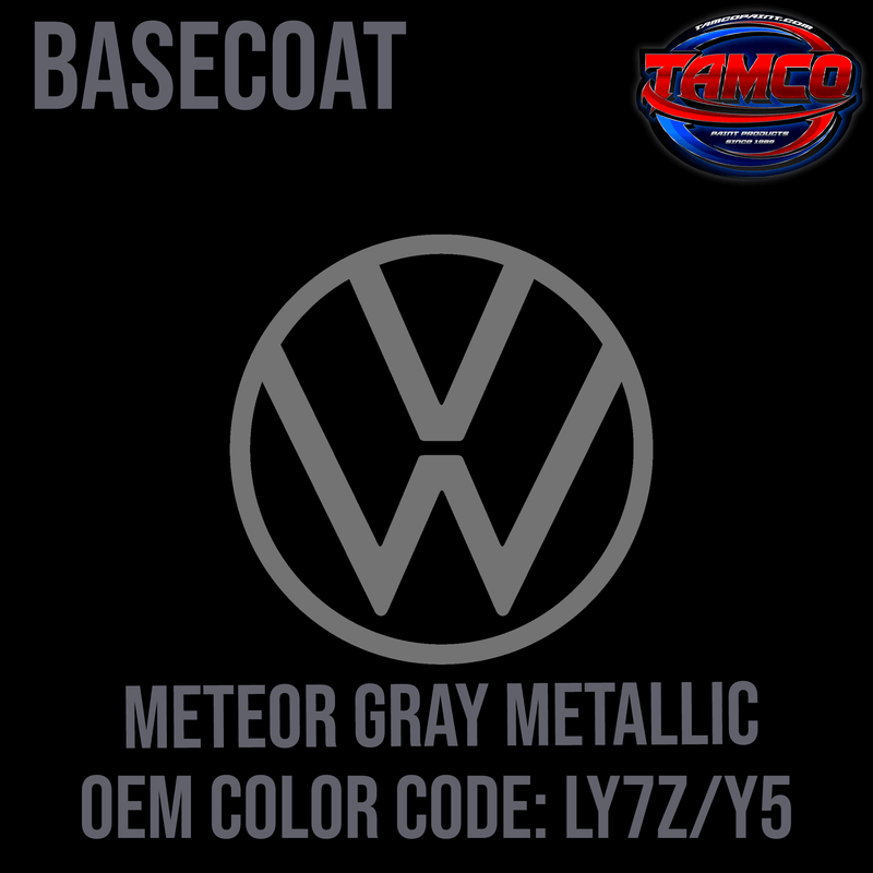 Tamco Paint Volkswagen Meteor Gray  Code LY7Z OEM Basecoat