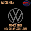 Tamco Paint Volkswagen Mexico Beige Code LE1M OEM AG Series  Single Stage