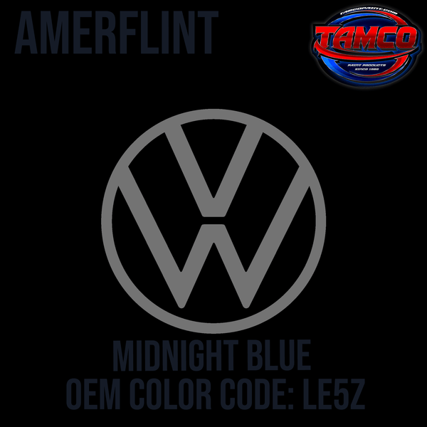 Tamco Paint Volkswagen Midnight Blue Code LE5Z OEM Amerflint