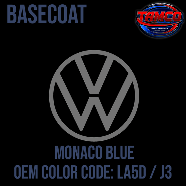 Tamco Paint Volkswagen Monaco Blue Code LA5D  OEM Basecoat