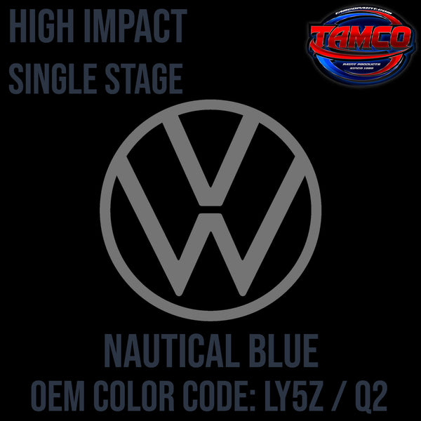 Tamco Paint Volkswagen Nautical Blue Code LY5Z / Q2 OEM High Impact Single Stage