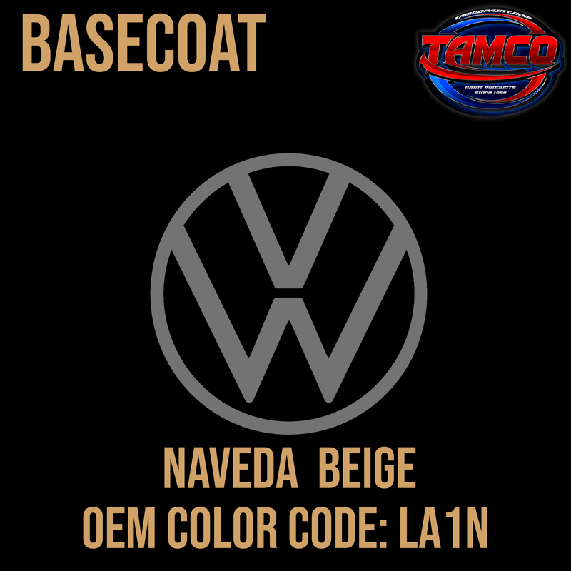 Tamco Paint Volkswagen Nevada Beige Code LA1N Basecoat 
