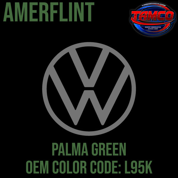 Tamco Paint Volkswagen Palma Green Code L95K  OEM Amerflint II Series Single Stage
