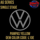 Tamco Paint Volkswagen Pampas Yellow Code L10E OEM AG Series Single Stage