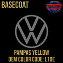 Tamco Paint Volkswagen Pampas Yellow Code L10E OEM Basecoat