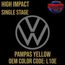 Tamco Paint Volkswagen Pampas Yellow Code L10E OEM High Impact Single Stage
