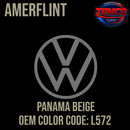 Tamco Paint Volkswagen Panama Beige Code L572 OEM Amerflint II Series Single Stage
