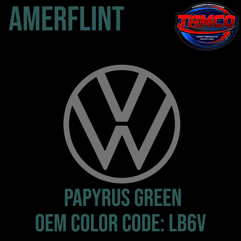 Tamco Paint Volkswagen Papyrus Green code LB6V OEM Amerflint 