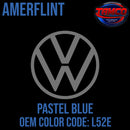 Tamco Paint Volkswagen Pastel Blue Code L52E OEM Amerflint II Series Single Stage
