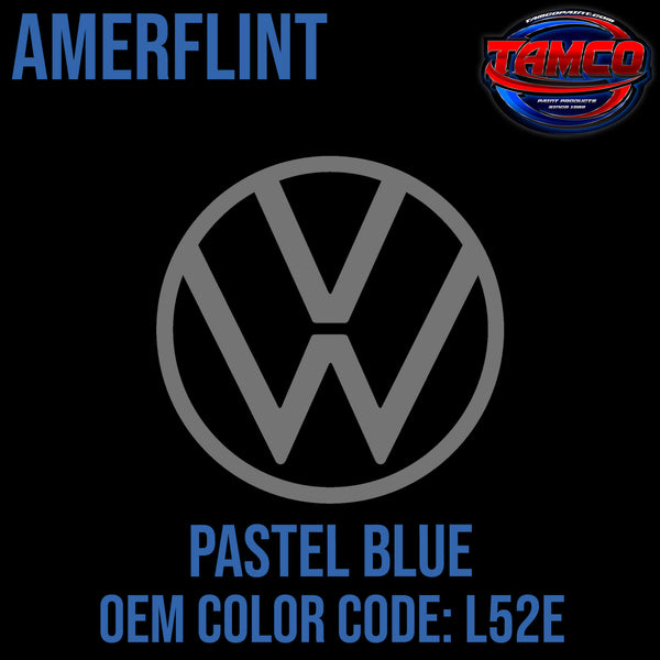 Tamco Paint Volkswagen Pastel Blue Code L52E OEM Amerflint II Series Single Stage
