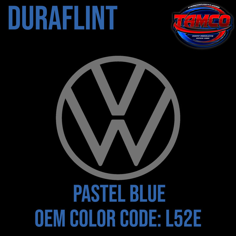 Tamco Paint Volkswagen Pastel Blue Code L52E OEM DuraFlint Series Single Stage