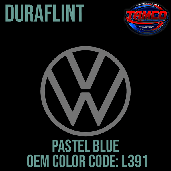 Volkswagen Pastel Blue | L391 | OEM DuraFlint Series Single Stage