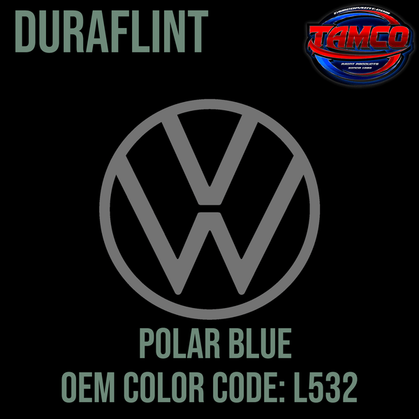 Tamco Paint Volkswagen Polar Blue Code  L532  OEM DuraFlint Series Single Stage