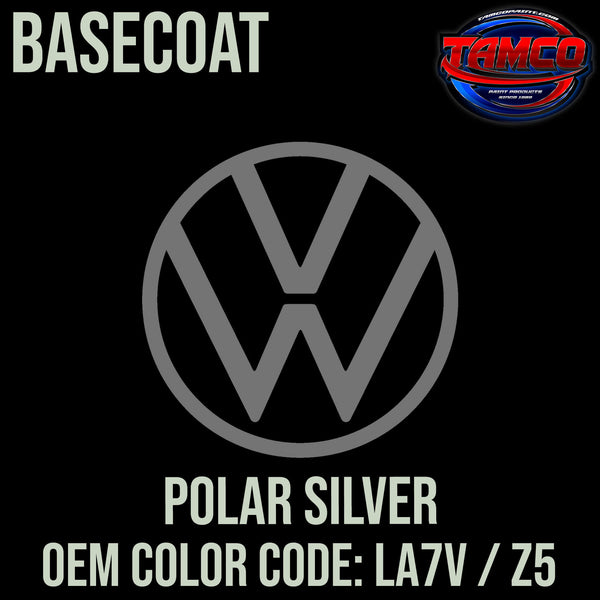 Tamco Paint Volkswagen Polar Silver Code LA7V / Z5 OEM Basecoat