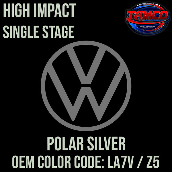 Tamco Paint Volkswagen Polar Silver Code LA7V / Z5 OEM High Impact Single Stage