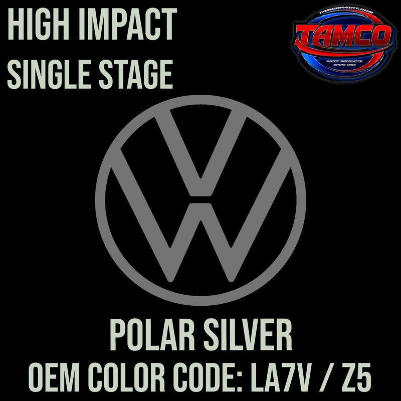 Tamco Paint Volkswagen Polar Silver Code LA7V / Z5 OEM High Impact Single Stage