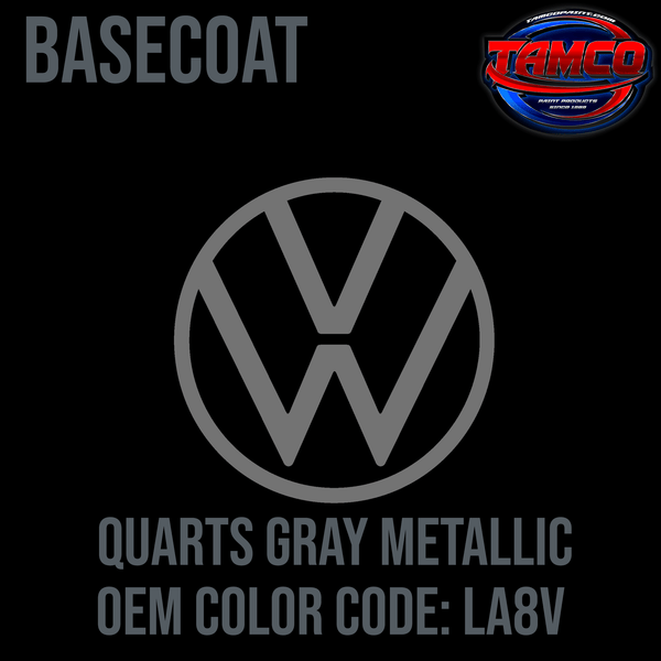 Tamco Paint Volkswagen Quarts Gray Code LA8V  OEM Basecoat