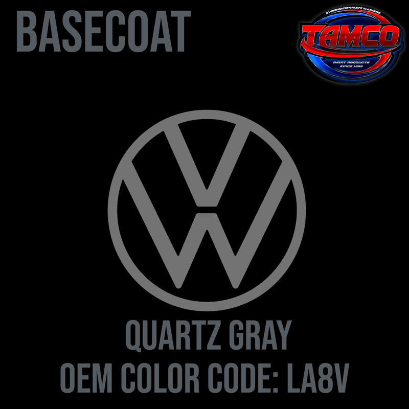 Tamco Paint Volkswagen Quartz Gray Code LA8V OEM Basecoat