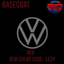 Tamco Paint Volkswagen Red Code LE3Y OEM Basecoat