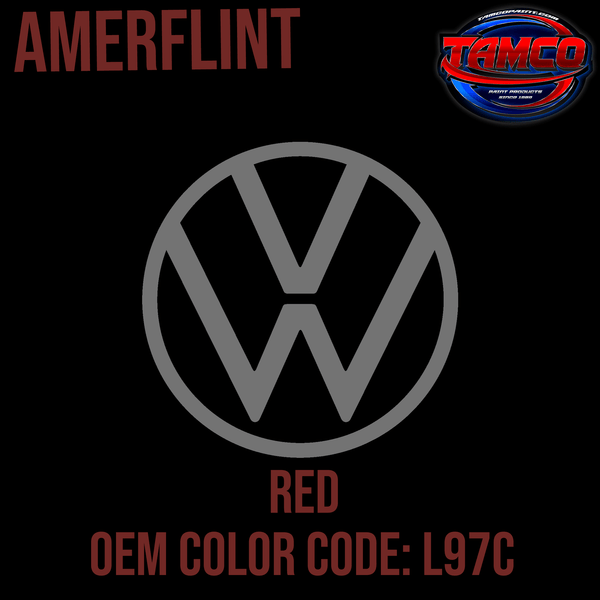 Tamco Paint Volkswagen Red L97C OEM Amerflint