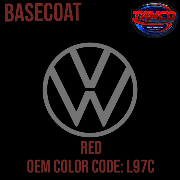 Tamco Paint Volkswagen Red L97C OEM Basecoat