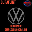 Tamco Paint Volkswagen Red Orange code L21E / 018 OEM Duraflint