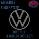 Tamco Paint Volkswagen Reef Blue Code L57H  OEM AG Series Single Stage