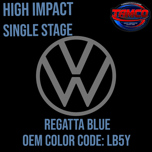 Tamco Paint Volkswagen Regatta Blue Code LB5Y OEM HIGH