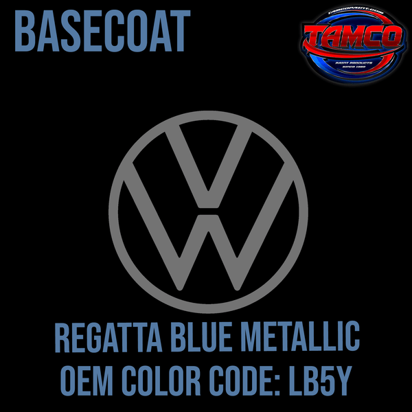 Tamco Paint Volkswagen Regatta Blue Code LB5Y OEM Basecoat