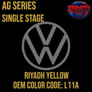 Tamco Paint Volkswagen Riyadh Yellow Code L11A OEM AG Series Single Stage