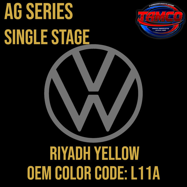 Tamco Paint Volkswagen Riyadh Yellow Code L11A OEM AG Series Single Stage