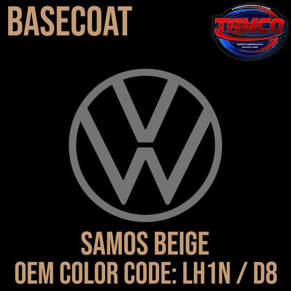 Tamco Paint Volkswagen Samos Beige Code LH1N / D8 OEM Basecoat
