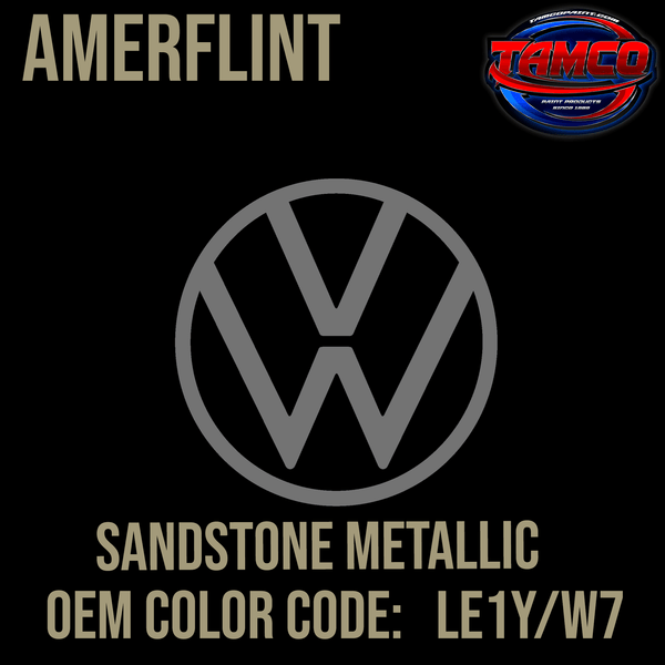Tamco Paint Volkswagen Sandstone Code  LE1Y OEM Amerflint II Series Single Stage