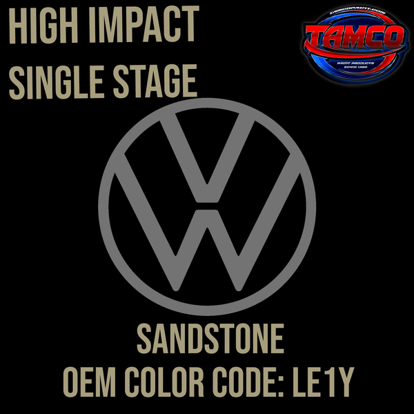 Tamco Paint Volkswagen Sandstone Code LE1Y OEM High Impact Series Single Stage