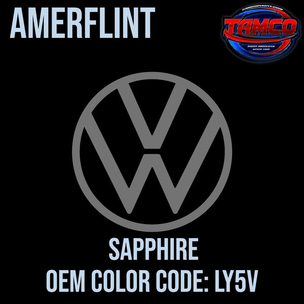Tamco Paint Volkswagen Sapphire Code LY5V / L5 OEM Amerflint