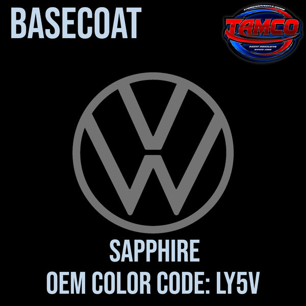 Tamco Paint Volkswagen Sapphire Code LY5V / L5 OEM Basecoat