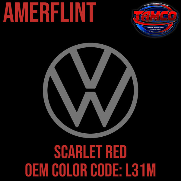 Tamco Paint Volkswagen Scarlet Red Code L31M OEM Amerflint