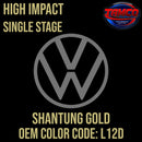 Tamco Paint Volkswagen Shantung Gold Code L12D High Impact Single Stage