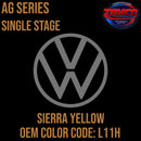 Tamco Paint Volkswagen Sierra Yellow Code L11H OEM AG Series Single Stage