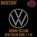 Tamco Paint Volkswagen Sierra Yellow Code L11H OEM Basecoat